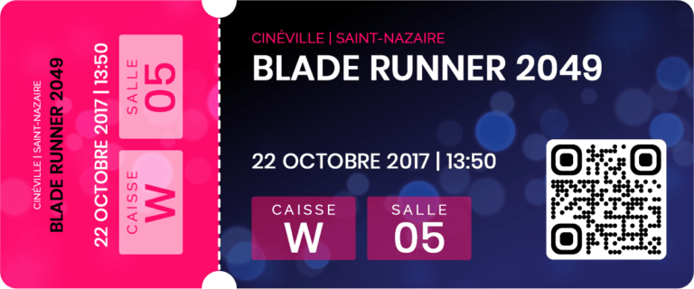 Blade Runner 2049 Ticket Blog photographe amateur a Pornichet La Baule Saint Nazaire Guerande en Loire Atlantique 44