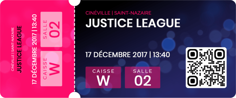 Justice League Ticket Blog photographe amateur a Pornichet La Baule Saint Nazaire Guerande en Loire Atlantique 44