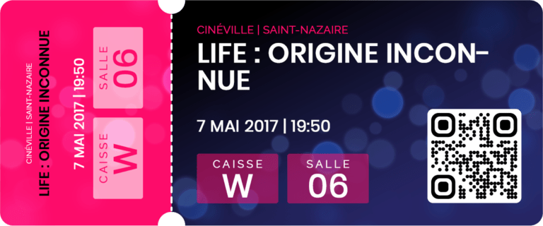 Life Origine Inconnue Ticket Blog photographe amateur a Pornichet La Baule Saint Nazaire Guerande en Loire Atlantique 44