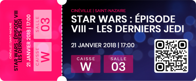 Star Wars Episode VIII Les Derniers Jedis Ticket Blog photographe amateur a Pornichet La Baule Saint Nazaire Guerande en Loire Atlantique 44